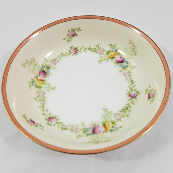 Meito Japan Fine China Hand Painted Floral Accent Fruit Dessert Bowls – Set of 4 - Picture 13 of 16